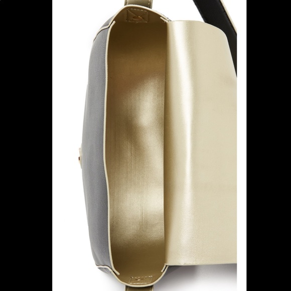 Deux Lux black Alfie canvas saddle messenger bag - Picture 8 of 9